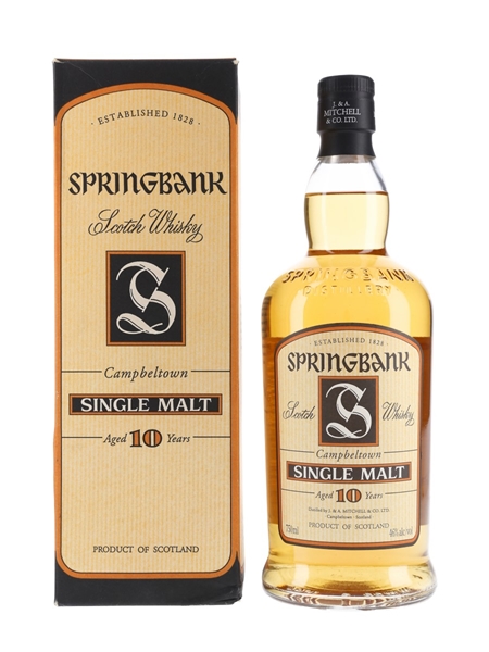 Springbank 10 Year Old Old Presentation - NMK Shultz 75cl / 46%