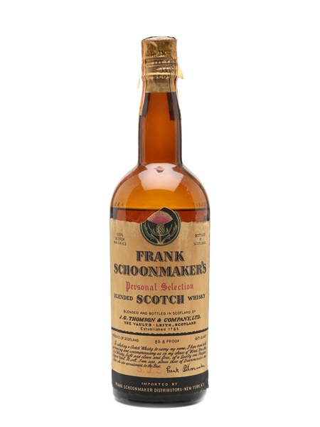 Frank Schoonmaker's Personal Selection Bottled 1940s 75cl