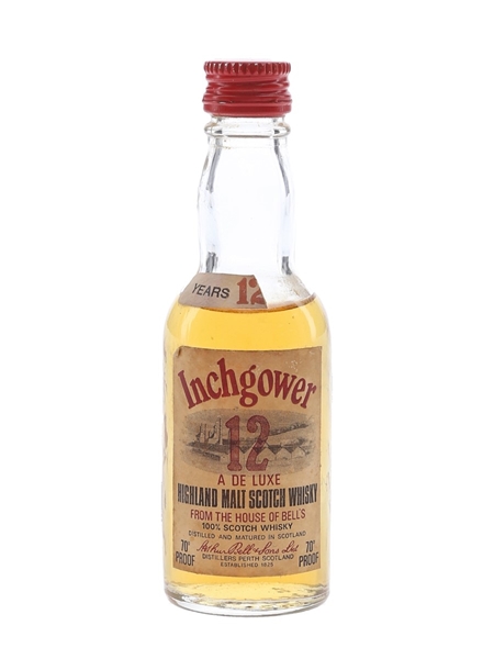 Inchgower 12 Year Old Bottled 1970s 5cl / 40%