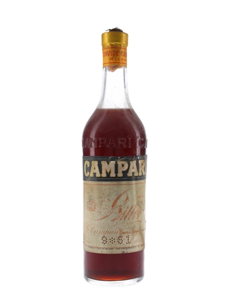 Campari Bitter Bottled 1950s-1960s 75cl / 25%