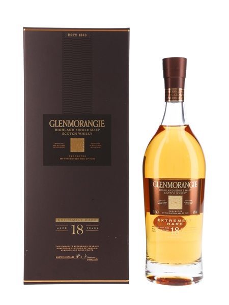 Glenmorangie 18 Year Old Extremely Rare 70cl / 43%