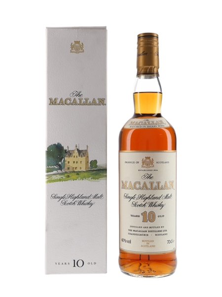 Macallan 10 Year Old Bottled 1990s-2000s 70cl / 40%