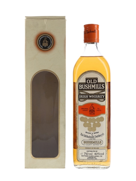 Old Bushmills Bottled 1980s 75cl / 40%