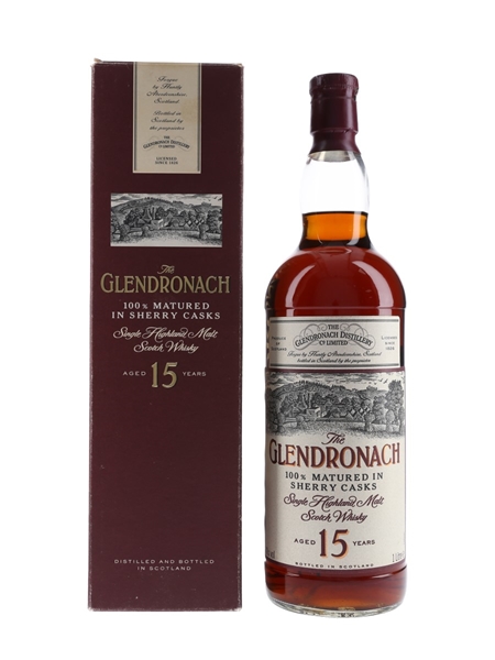 Glendronach 15 Year Old Bottled 1990s 100cl / 40%