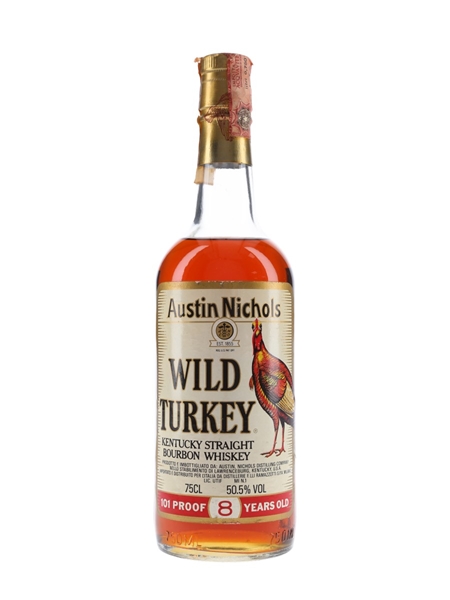 Wild Turkey 8 Year Old 101 Proof Bottled 1980s - Ramazzotti 75cl / 50.5%