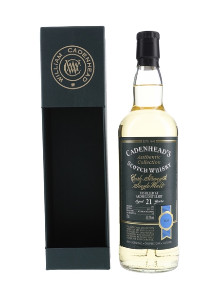 Ardbeg 1993 21 Year Old Bottled 2015 - Cadenhead's 70cl / 53.2%