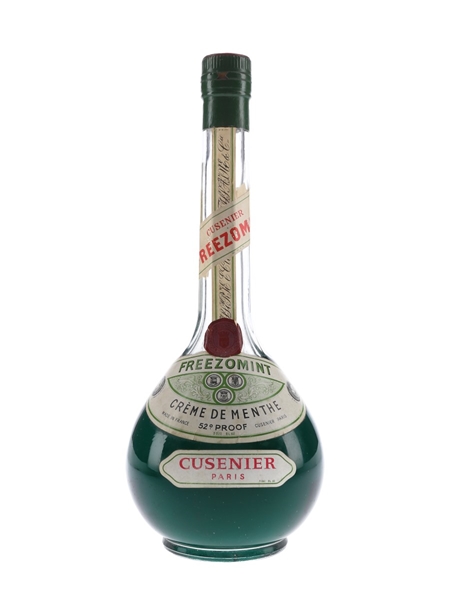 Cusenier Freezomint Creme De Menthe Bottled 1960s 75cl / 30%