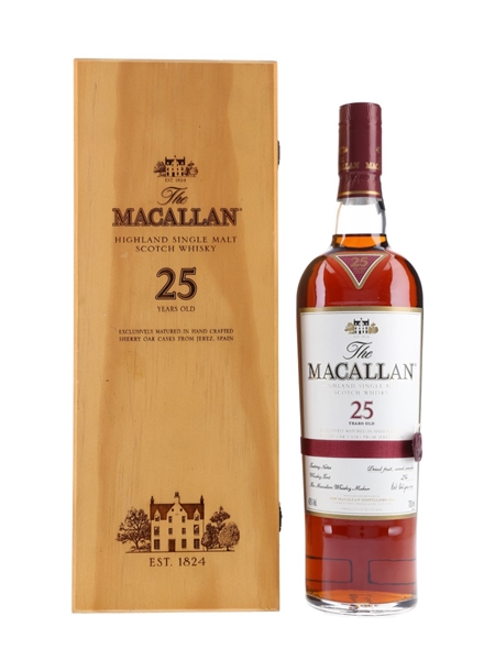 Macallan 25 Year Old Sherry Oak 70cl / 43%