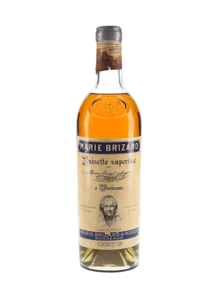 Marie Brizard Anisette Liqueur Bottled 1940s - Silva 100cl / 25%