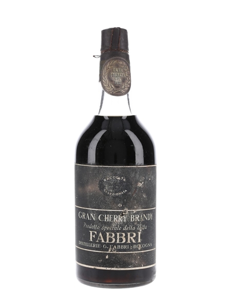 Fabbri Gran Cherry Brandy Bottled 1950s 75cl