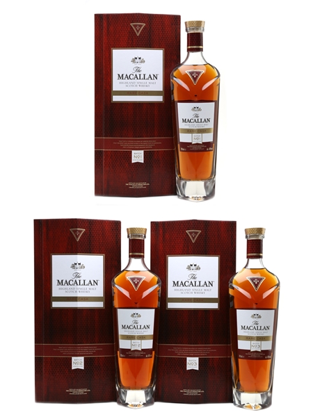 Macallan Rare Cask Batch No.1,2&3 2018 Release 3 x 70cl / 43%