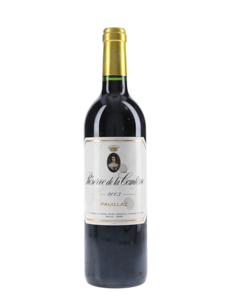 Reserve De La Comtesse 2003 Chateau Pichon Longueville - Pauillac 75cl / 13%