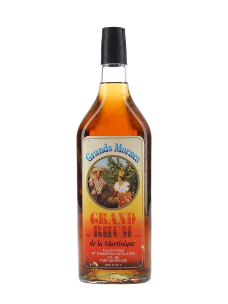 Grands Mornes Grand Rhum De La Martinique Bottled 1970s - Plantations et Rhumeries Antillaises 100cl / 45%