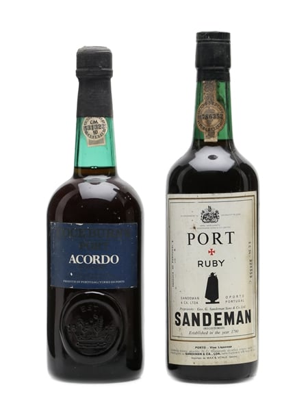 Cockburn's & Sandeman Port Bottled 1970s 2 x 75cl