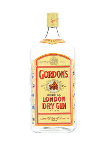 Gordon's Dry Gin Bottled 1990s - Large Format 150cl / 47.3%