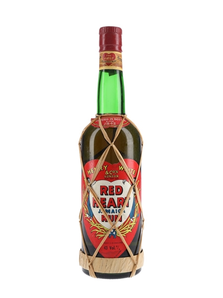 Red Heart Jamaica Rum Bottled 1970s 75cl / 43%