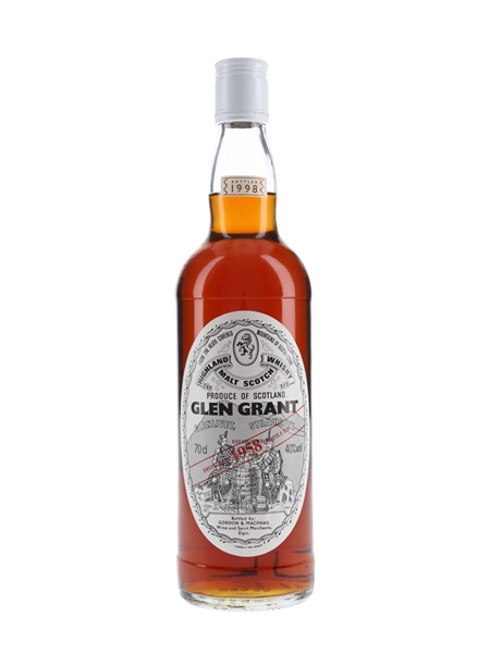 Glen Grant 1958 Bottled 1998 - Gordon & MacPhail 70cl / 40%