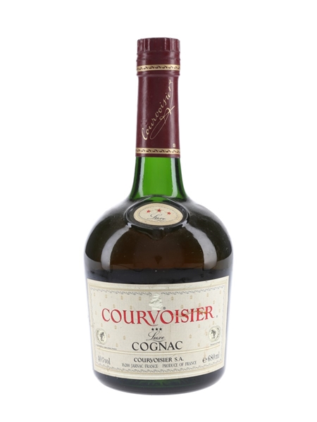 Courvoisier 3 Star Luxe Bottled 1980s-1990s 68cl / 40%