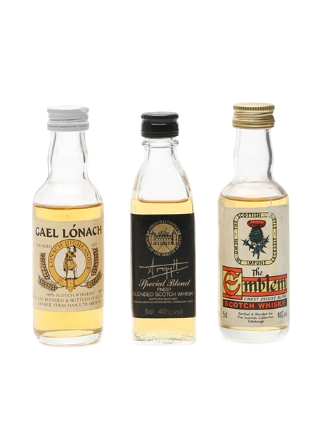 Assorted Blended Scotch Whisky  3 x 5cl