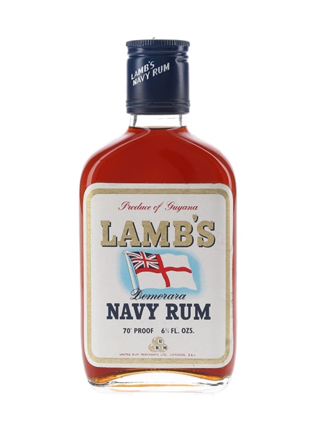 Lamb's Demerara Navy Rum Bottled 1970s 18.9cl / 40%