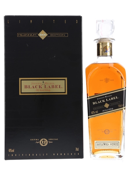 Johnnie Walker Black Label 12 Year Old Millennium Edition 70cl / 40%