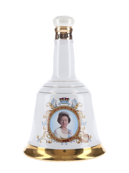 Bell's Ceramic Decanter Queen Elizabeth II 60th Birthday 75cl / 43%