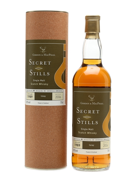 Bowmore 1989 Secret Stills Edition 4.3 Gordon & MacPhail 70cl