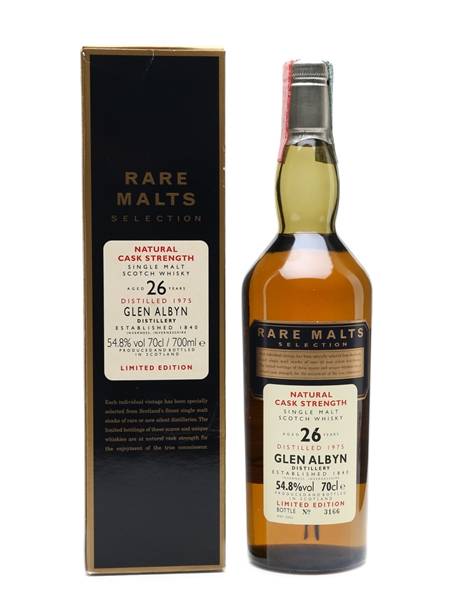 Glen Albyn 1975 26 Year Old Bottled 2002 - Rare Malts Selection 70cl / 54.8%