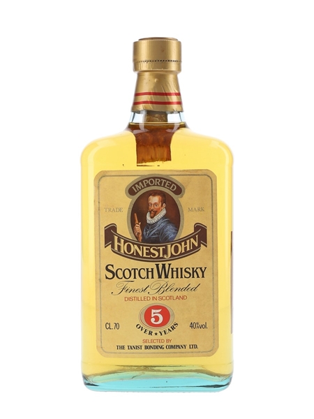 Honest John 5 Year Old Bottled 1990s 70cl / 40%