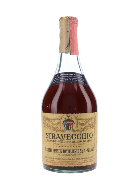 Branca Stravecchio Brandy Bottled 1960s 73cl / 42%