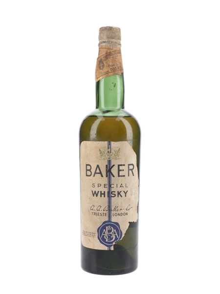 Baker Special Whisky Bottled 1940s-1950s 72cl / 45%