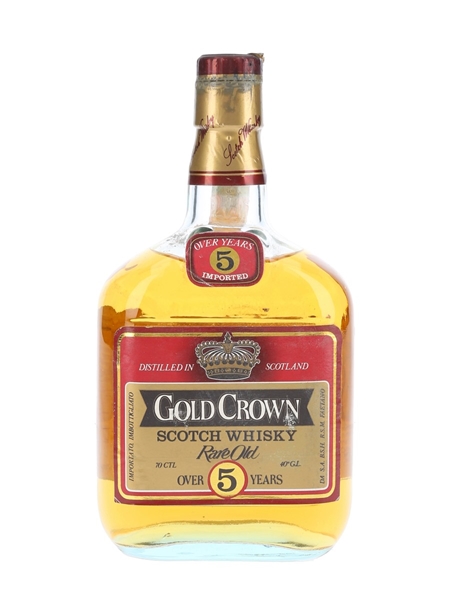 Gold Crown 5 Year Old Bottled 1990s 70cl / 40%