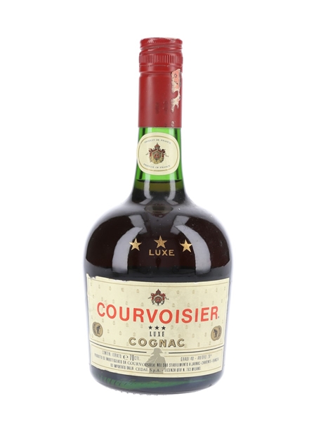 Courvoisier 3 Star Luxe Bottled 1980s - Cedal 70cl / 40%