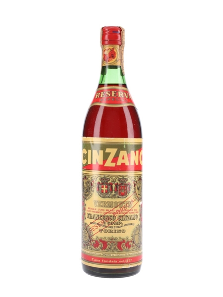 Cinzano Vermouth Reserva Especial Bottled 1960s - Spain 93cl / 16.5%