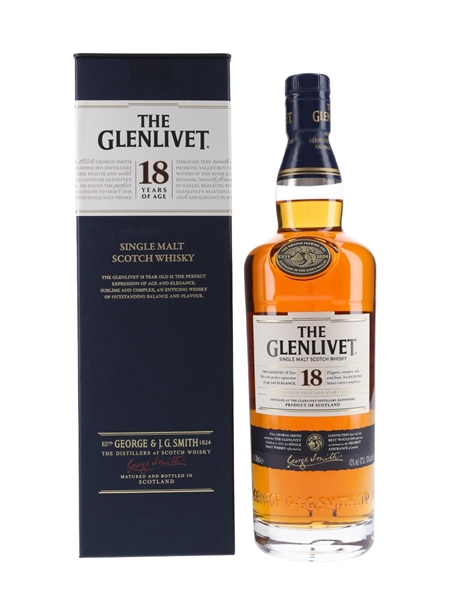 Glenlivet 18 Year Old Bottled 2018 70cl / 43%