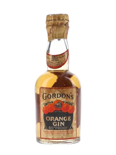 Gordon's Orange Gin Spring Cap Bottled 1940s-1950s 5cl / 34%