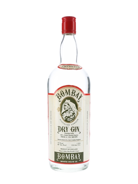 Bombay Dry Gin Bottled 1970s 100cl / 37.5%