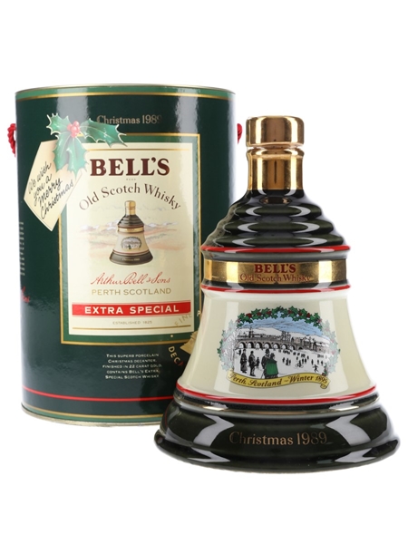 Bell's Christmas 1989 Ceramic Decanter Perth Winter 1895 75cl / 43%