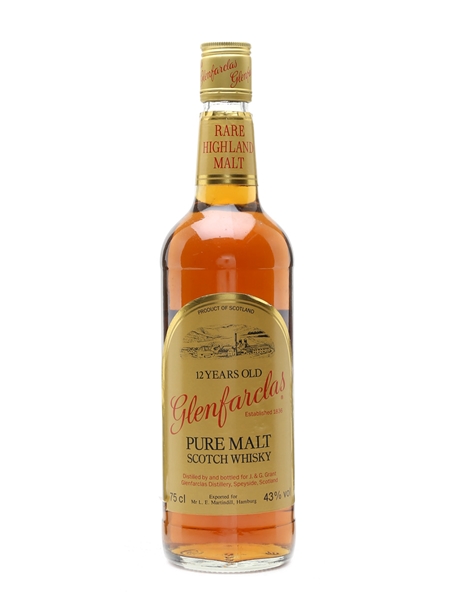 Glenfarclas 12 Years Old Bottled 1980s 75cl