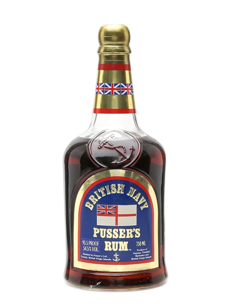 Pusser's British Navy Rum Bottled 1980s 75cl