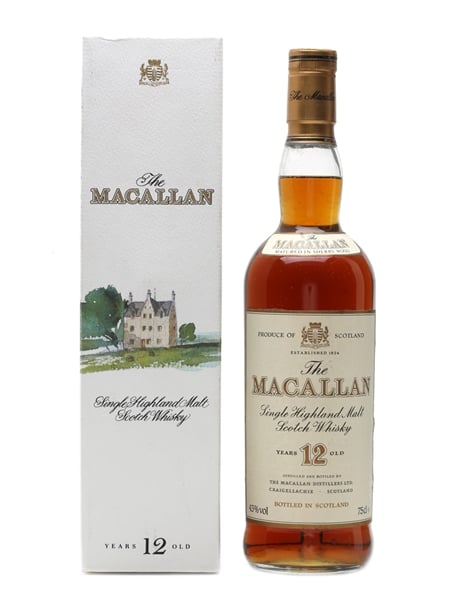 Macallan 12 Years Old Bottled 1980s 75cl / 43%