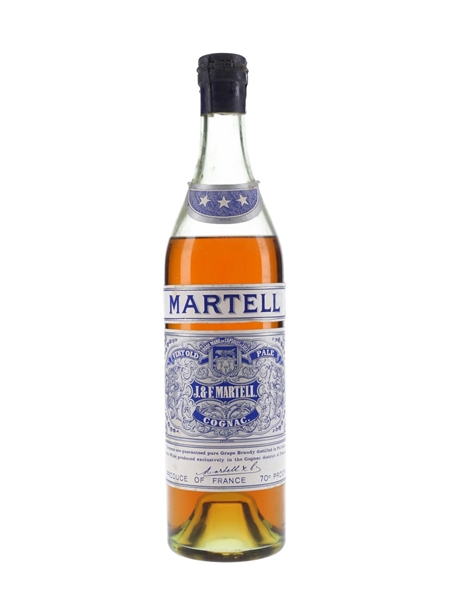 Martell 3 Star VOP Spring Cap Bottled 1950s 70cl / 40%