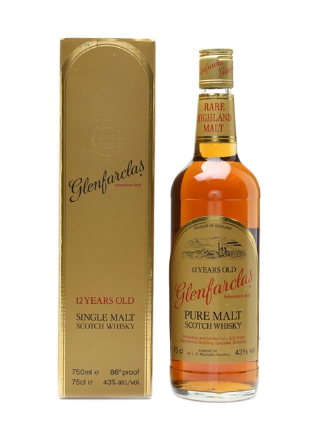 Glenfarclas 12 Years Old Bottled 1980s 75cl