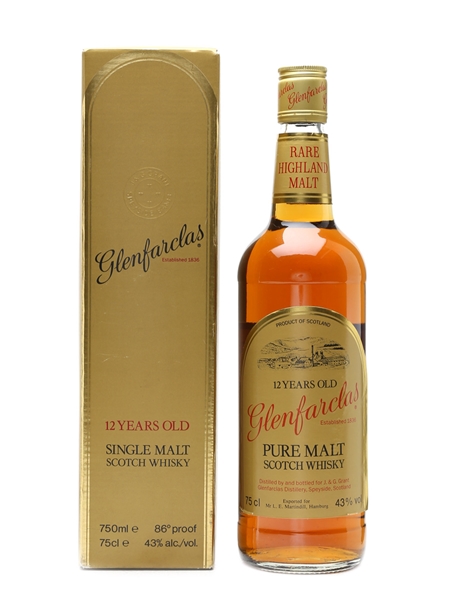 Glenfarclas 12 Years Old Bottled 1980s 75cl