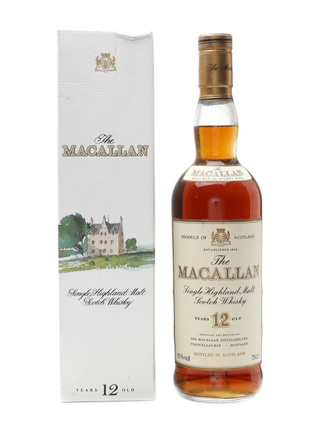 Macallan 12 Years Old Bottled 1980s 75cl / 43%