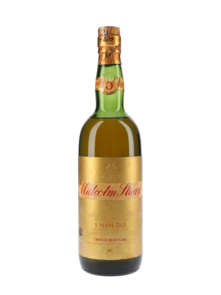 Malcolm Stuart 5 Year Old Bottled 1940s 75cl