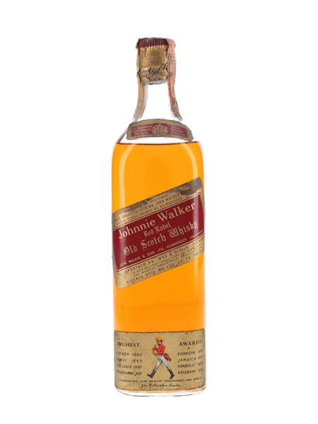 Johnnie Walker Red Label Bottled 1960s - Wax & Vitale 75cl / 43%