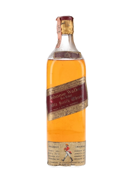 Johnnie Walker Red Label Bottled 1960s - Wax & Vitale 75cl / 43%