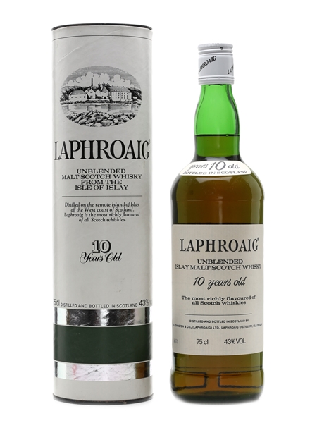 Laphroaig 10 Years Old Bottled 1980s 75cl