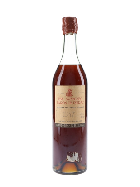 Baron De Pibrac 1947 Bas Armagnac  70cl / 40%